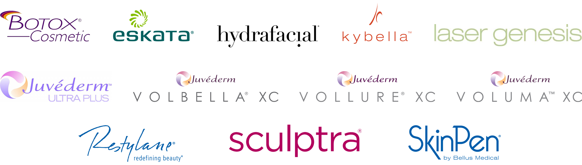 Shades Valley Dermatology offers the following cosmetic treatments: Juvederm Ultra Plus XC, Volbella XC, Voluma XC, Vollure XC, Restylane-L, Sculptra, Kybella, Botox Cosmetic, HydraFacial, SkinPen, Laser Genesis and Eskata. Shades Valley Dermatology offers the following cosmetic treatments: Juvederm Ultra Plus XC, Volbella XC, Voluma XC, Vollure XC, Restylane-L, Sculptra, Kybella, Botox Cosmetic, HydraFacial, SkinPen, Laser Genesis and Eskata.